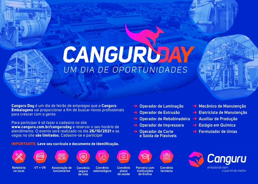 Canguru Embalagens realiza feirão de empregos - Canguru Day